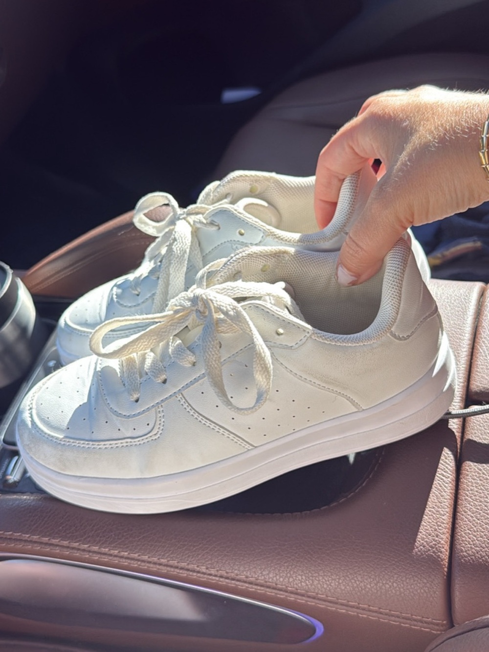 Weissman Blaze Icon White Hip Hop Dance Sneakers